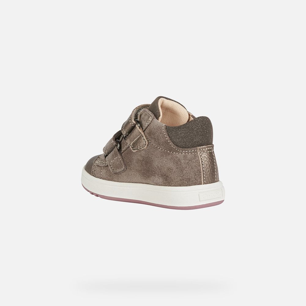 Geox Bebek Spor Ayakkabı Koyu Gri - Biglia Girl - IVS-032769